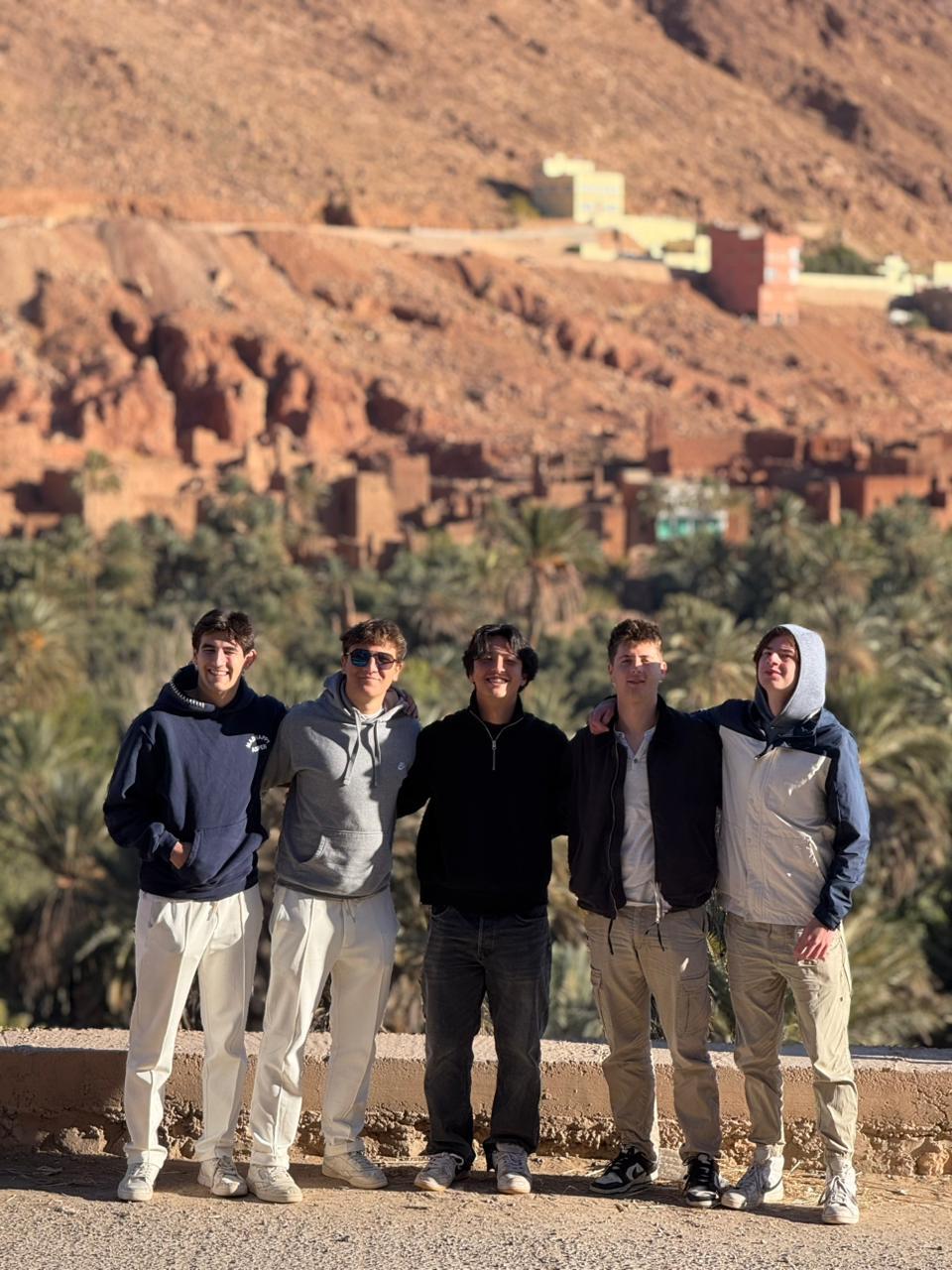 Group in front of Ait Ben Haddou Kasbah