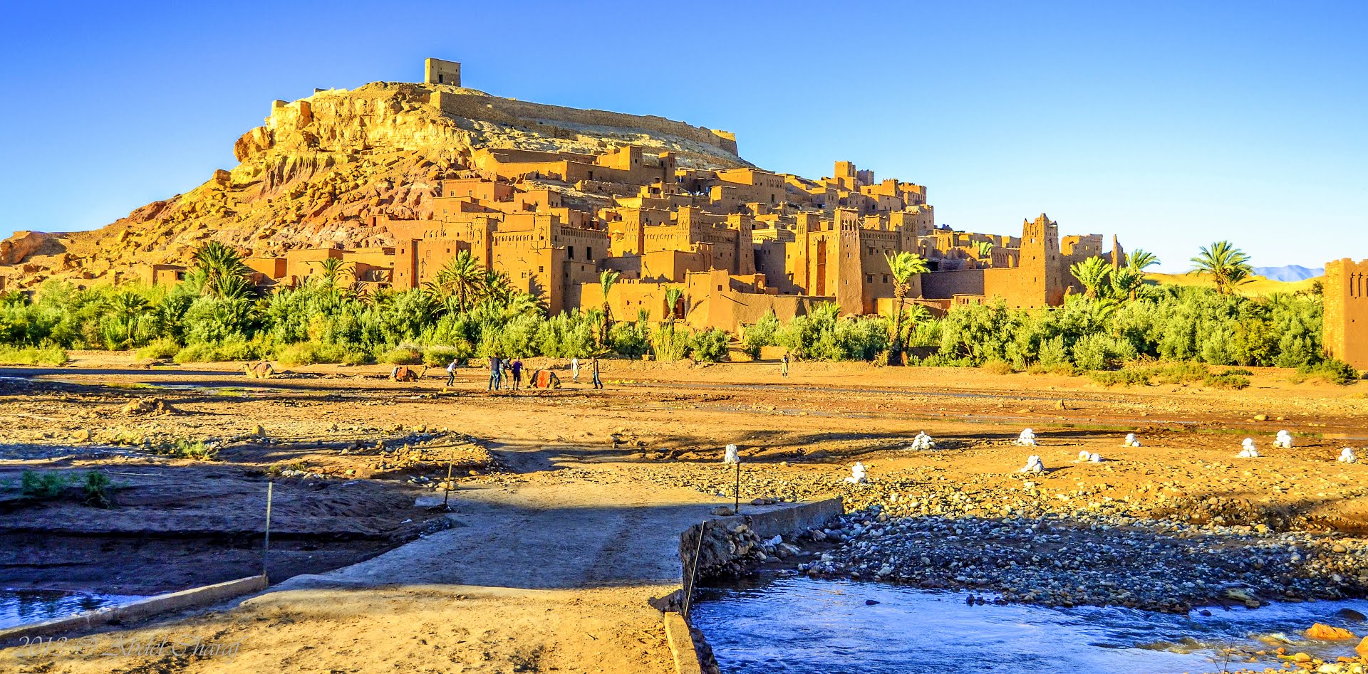 Stunning view of Ait Ben Haddou kasbah